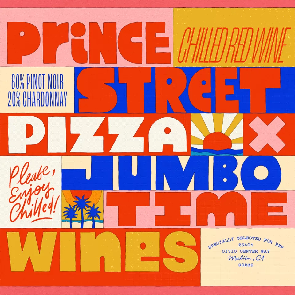 Prince Street Pizza X Jumbo Time Wines Collab